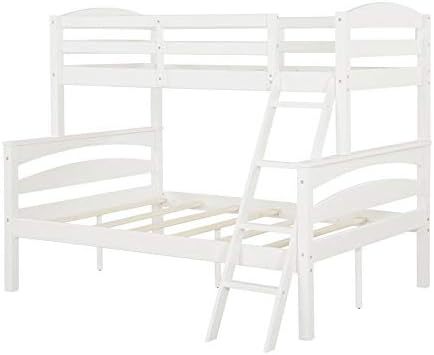 Photo 1 of **partial set** Dhp Brady Wood Bunk Bed Frame, Twin Over Full, White