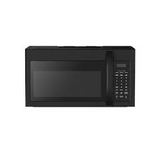 Photo 1 of  1.7 cu. ft. 1000-Watt Over the Range Microwave in Black
