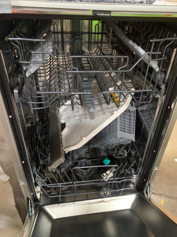 Photo 6 of 18 in. Stainless Steel Built-In Dishwasher
Perfect for tiny kitchens and compact spaces
LED display for easy cycle monitoring
Fits in small spaces, ideal for apartments
**2  blemishes on side & bottom**