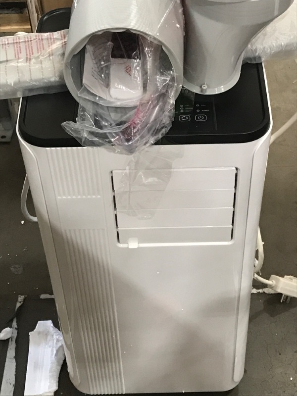 Photo 2 of 12,000 BTU Portable Air Conditioner Cools Up to 500 Sq.Ft, 3-IN-1 Energy Efficient Portable AC Unit with Remote Control & Installation Kits for Large Room, Campervan, Office, Temporary Space