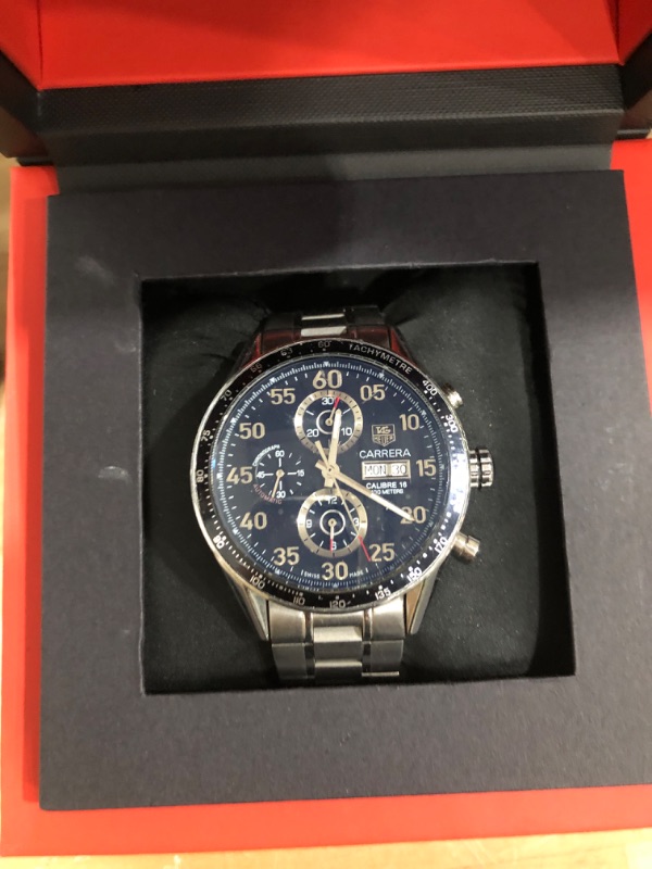 Photo 2 of **needs battery** TISSOT Super sport CHRONO 45MM SS Blue Dial Men's Watch T125.617.11.051.00 / T1256171105100
