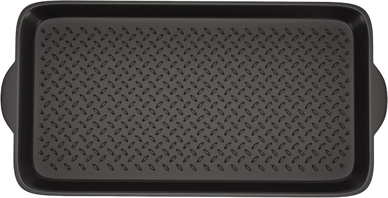 Photo 1 of 
Matace 100% Small Rubber Boot Tray for Entryway - Rubber Mat - Small Shoe Tray-Rubber Shoe Mats for Shoes and Boots for Indoor and Outdoor Use, 27.95"x 15.74"
