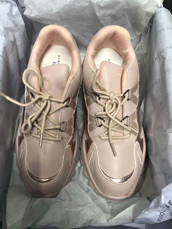 Photo 2 of Aerosoles Girls Coley Sneaker, Blush, 2 Big Kid