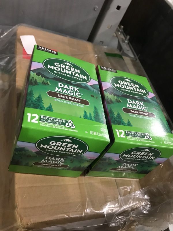 Photo 1 of 2 pack - Green Mountain K-Cups Dark Roast, 0.4 ounce, 12 count (4.8oz net)
