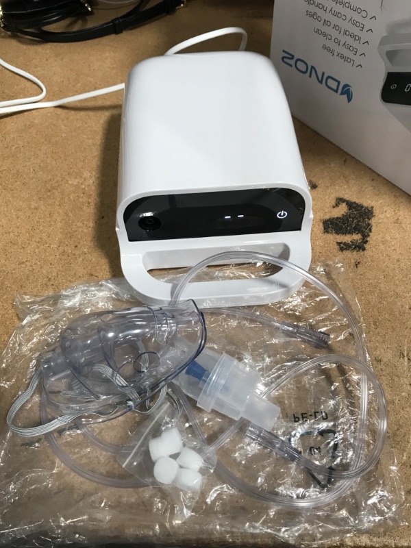 Photo 3 of 02 Smart Nebulizer, Intelligent Digital Display Nebulizer Machine for Adults and Kids,Low Noise Compression Nebulizer for Breathing Problems,Desktop Jet Nebulizer for Home Use