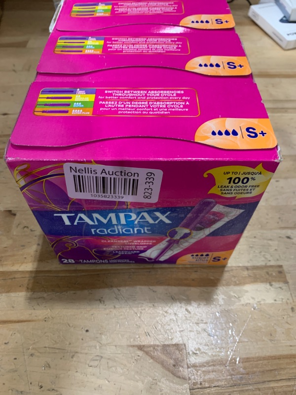 Photo 2 of  Tampax Radiant Super Plus Absorbency Tampons - 28ct1035823339 (3-pack)
