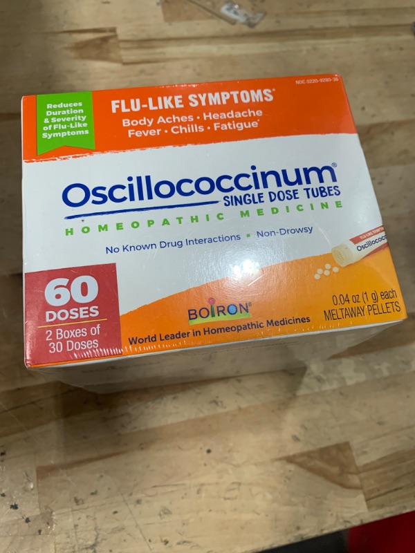 Photo 2 of **unknown if missing pcs, factory seal damaged** Boiron Oscillococcinum Tablets