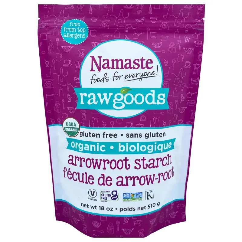 Photo 1 of ***(EXP: 09/30/25 )NONREFUNDABLE***Namaste Foods Raw Goods, Gluten Free, Organic Arrowroot Starch, 18 oz. Bag, Raw Ingredient