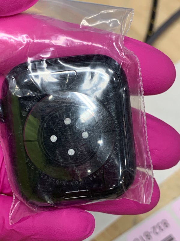 Photo 1 of Apple Watch Series 9 [GPS 45mm] Smartwatch with Midnight Aluminum Case with Midnight Sport Loop One Size. Fitness Tracker