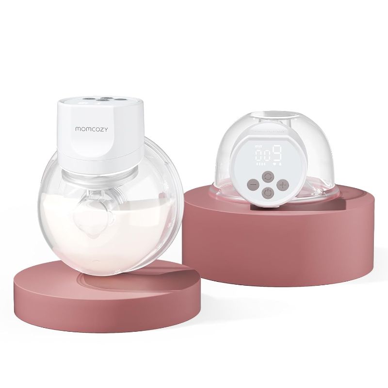 Photo 1 of **USED**
Momcozy Breast Pump Hands-Free S12 Pro, Wearable & Portable Pump with Soft DoubleFit Flange, 3 Modes | 9 Levels Double Electric Pump Wireless, Smart Display, 24mm, 2 Pack