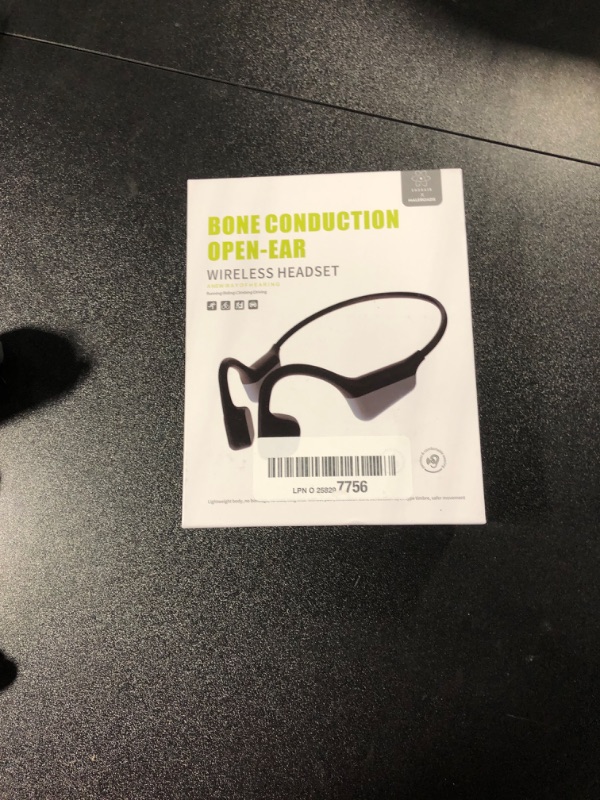 Photo 2 of Bone Conduction Headphones 15H Playtime, IPX6 Waterproof Bone Conduction Earbuds, Open Ear Headphones Bluetooth 5.3 Wireless Earbuds Sport Headphones with Mic Sweatproof Headset for Running, Cycling