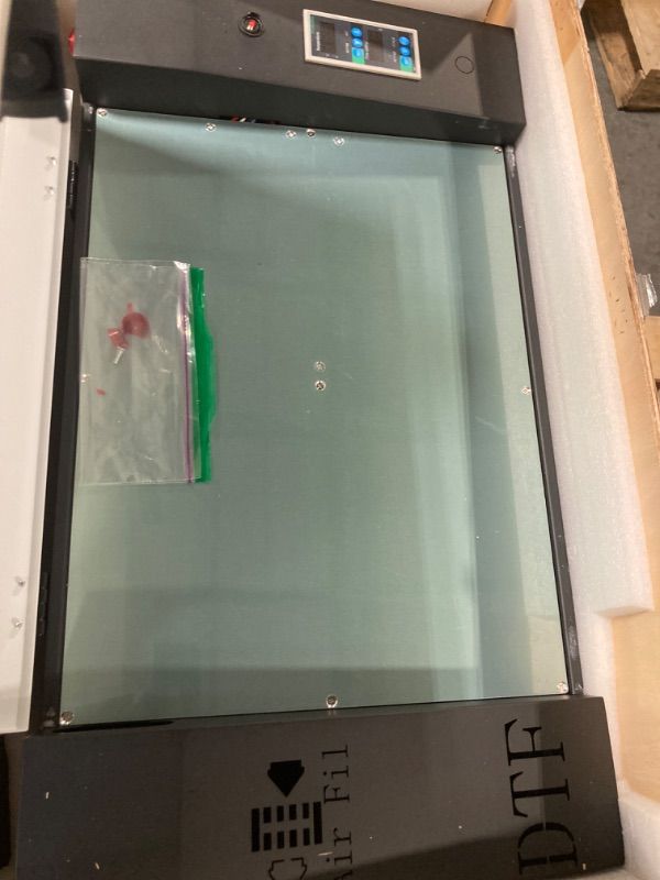 Photo 1 of PUNEHOD A4 DTF Printer, Direct to Film Printer with White Ink Circulation System and Roll Feeder, Transfer Printing Machine for DIY Print T-Shirt and Fabrics (Printer+Oven+6*250ml Ink+100m Roll Film)