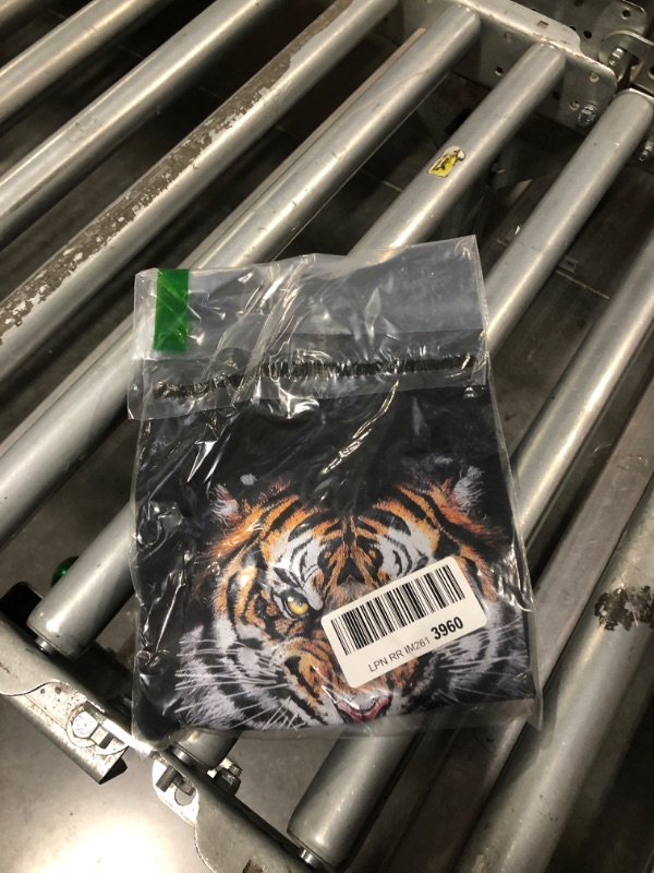 Photo 2 of Cool Bengal Tiger Fearless Face Graphic T-Shirt SMALL