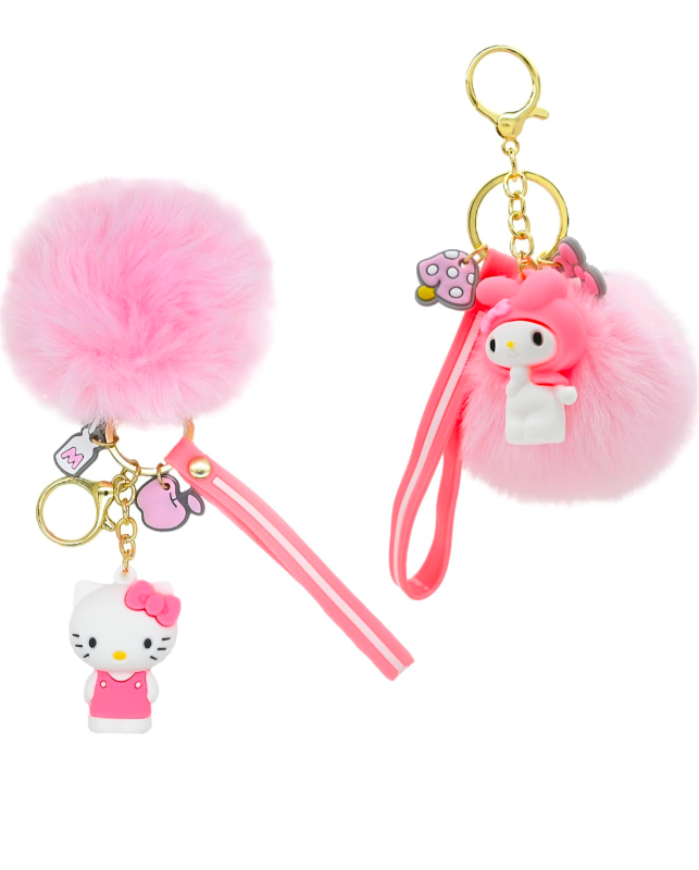 Photo 2 of ***Stock photo is a similar item*** 2PCS Cute Keychains for Women, Accessories Wristlet Anime Keychain for Kids