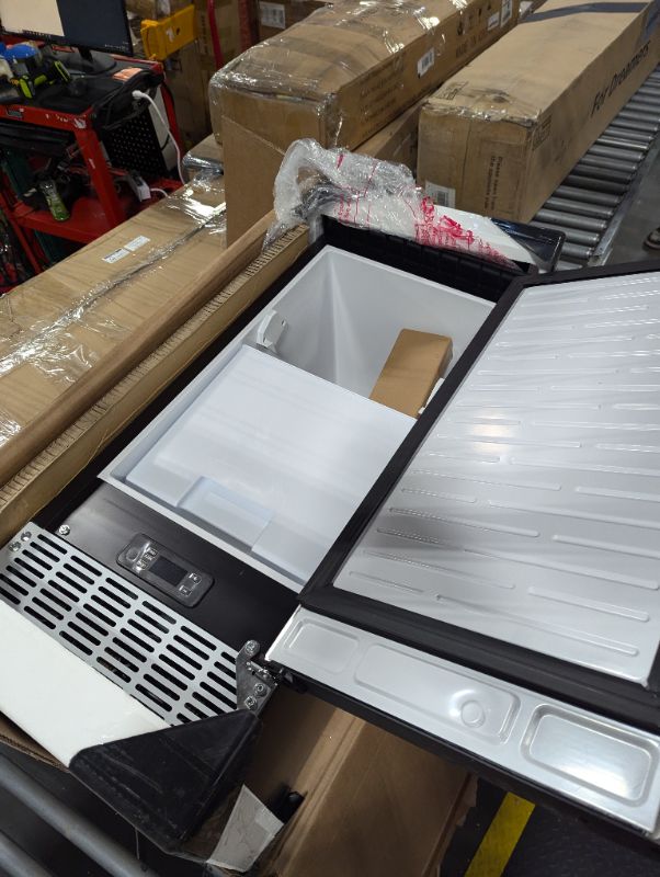 Photo 1 of Under Counter Ice Maker Machine Commercial - 120LBS/24H with 30lbs Ice Storage Bucket & Reversible Door, Built-in Freestanding Ice Machine, Automatic Cleaning/24 Hours Timer, For Home & Commercial Use