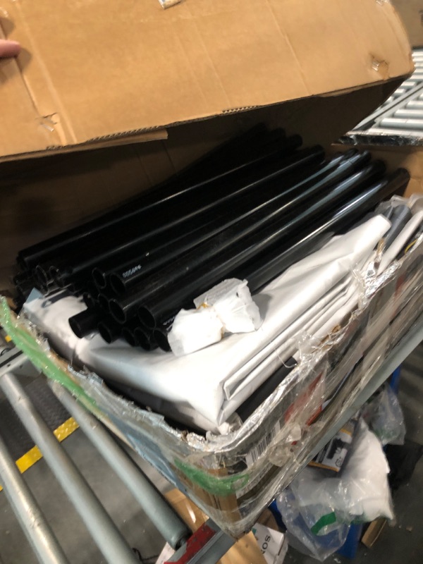 Photo 1 of ***Damaged packaging*** ***Loose parts in box*** Arrow Carports Enclosure Kit for Galvanized Steel Carport, Fabric Carport Wall Panels, 20' x 20' x 7'