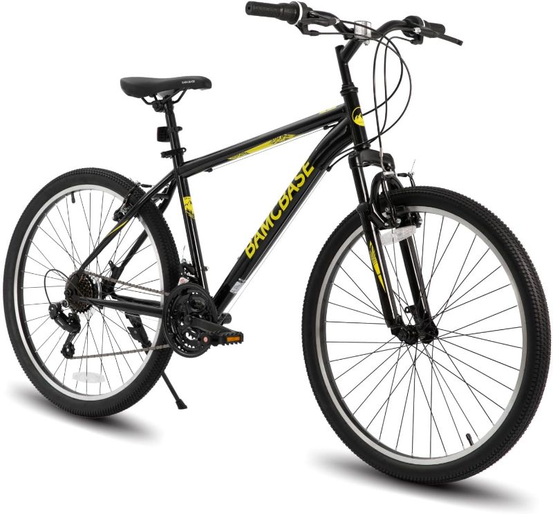 Photo 1 of ***Stock photo is a similar item*** HILAND 26 27.5 29 Inch Mountain Bike, Mens Womens MTB with 21 Speeds, High-Tensile Steel Frame, V Brake, Hardtail Bicycle for Adults