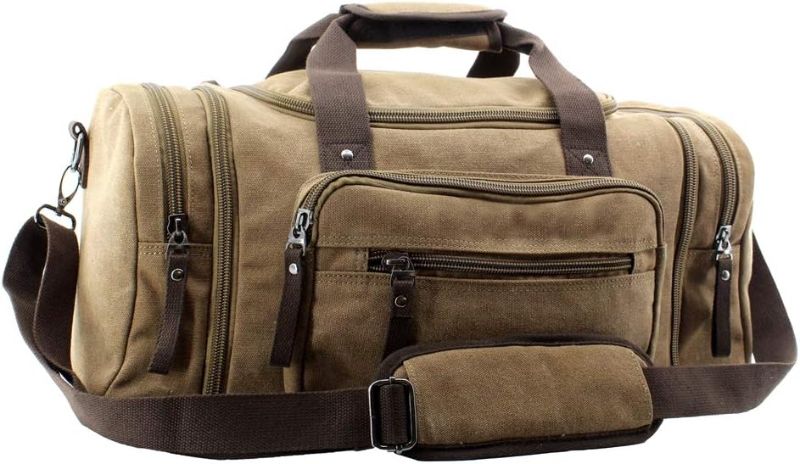 Photo 1 of ***Stock photo is a similar item*** Overnight Handbag Shoulder Canvas Travel Tote Luggage Weekender Duffel Bag,170804-04