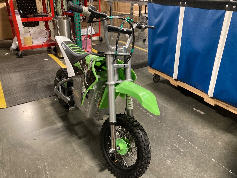 Photo 3 of ***FINAL SALE, NO RETURNS, PARTS ONLY***Razor Dirt Rocket SX500 McGrath Electric Motocross Bike for Kids Ages 14+ - 40 mins of Ride Time, For Riders up to 175 lbs