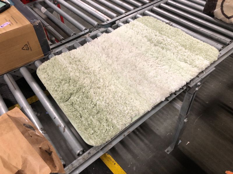 Photo 2 of ***Color looks different. Dirty, need clean*** OLANLY Bathroom Rugs Mat 30x20, Extra Soft Absorbent Microfiber Bath Rugs, Rubber Backing, Quick Dry, Machine Washable Bath Mats for Bathroom Floor, Tub, Shower and Home Decor Accessories, Sage Green