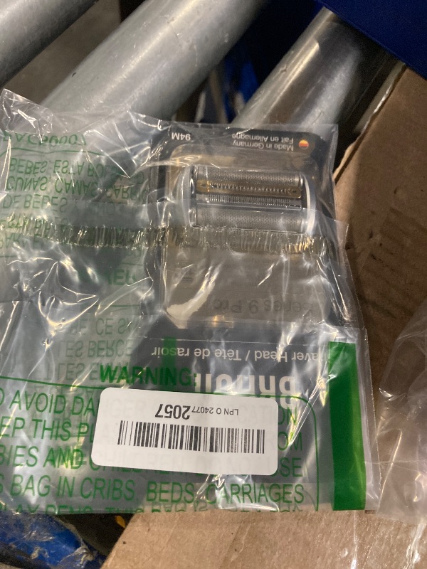 Photo 1 of Braun Electric Shaver Head Replacement Part 94M, Compatible with Series 9 Pro and Series 9 Electric Razors for Men, Silver