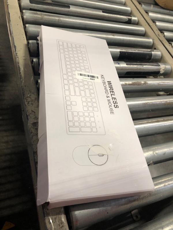 Photo 1 of Wireless Keyboard and Mouse, Trueque Silent 2.4GHz Cordless Full Size USB Mouse Combo, Long Battery Life, Lag-Free for Computer, Laptop, PC, Windows, Mac, Chrome OS (Black)