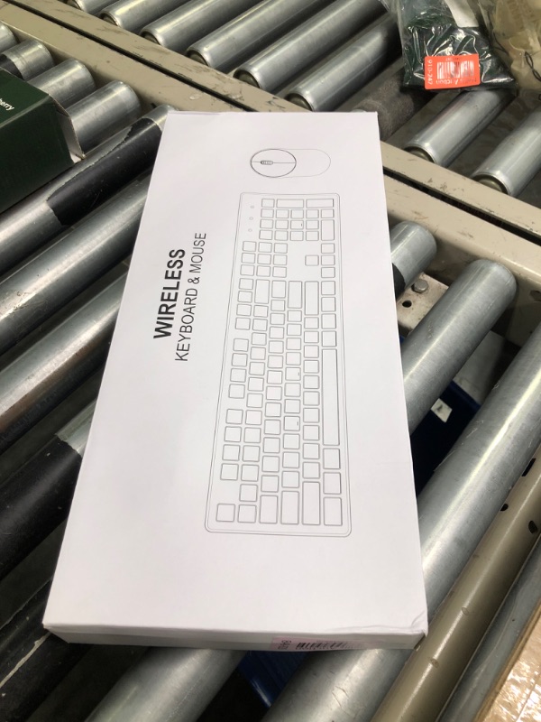 Photo 1 of Wireless Keyboard and Mouse, Trueque Silent 2.4GHz Cordless Full Size USB Mouse Combo, Long Battery Life, Lag-Free for Computer, Laptop, PC, Windows, Mac, Chrome OS (Black)