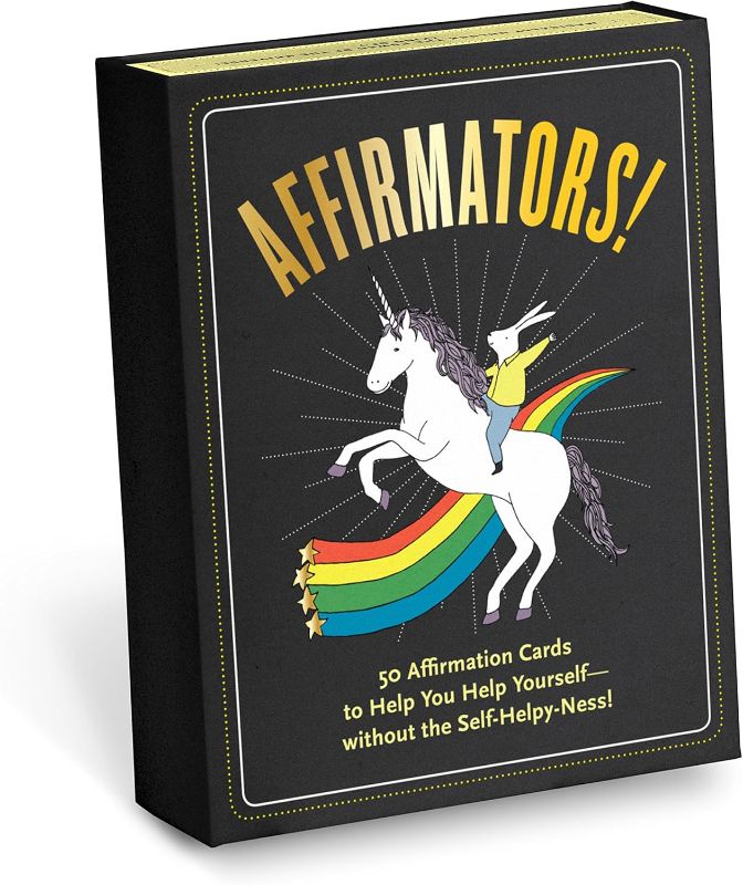 Photo 1 of Affirmators! Original: 50 Affirmation Cards Deck For You Help Yourself without The Self-Helpy-Ness (50 Cards)