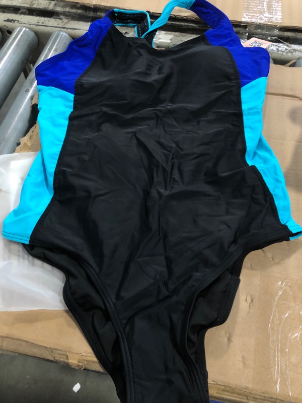 Photo 2 of ** unknown size** beautyin Womens One Piece Sport Swimsuit Water Aerobic Bathing Suit Lap Swimwear