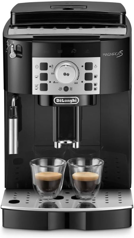 Photo 1 of 
De'Longhi ECAM22112B Magnifica S, Fully Automatic Coffee Machine, Espresso, 2 Menu Options, Cafe Japonaise, Freshly Ground Beans, Easy Maintenance,...