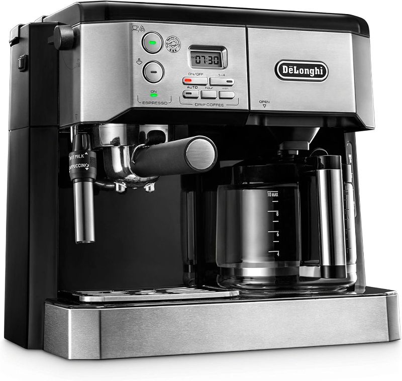 Photo 1 of ****VERY USED****De'Longhi BCO432 Combination Pump Espresso and 10c Drip Coffee Machine with Advanced Cappuccino System, Medium, Black/Stainless Steel