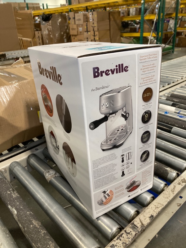 Photo 2 of ***USED*****Breville Bambino Espresso Machine BES450BSS, Brushed Stainless Steel