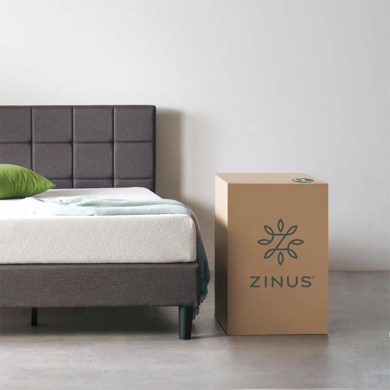 Photo 1 of ****SIMILAR***** ZINUS 8 Inch Green Tea ActivFresh(R) Memory Foam Mattress, Full, Mattress in A Box with Compact WONDERBOX Packaging, CertiPUR-US Certified