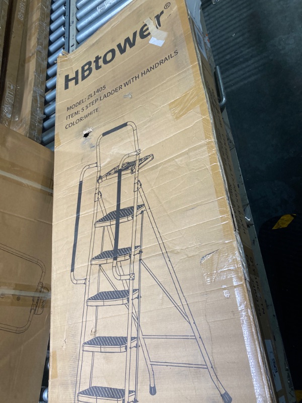 Photo 1 of HBTower 5 Step Ladder with Handrails