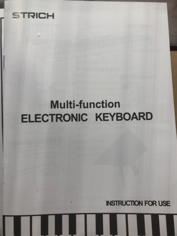 Photo 3 of (***Missing power Cord***) STRICH Digital Piano 88 Keys, Hammer-Action Weighted Keyboard, 2x25W Speakers, Full-size Electric Piano Keyboard with Furniture Stand, Supports USB-MIDI/Wireless Connect, SDP-300W (Color Walnut Wood)