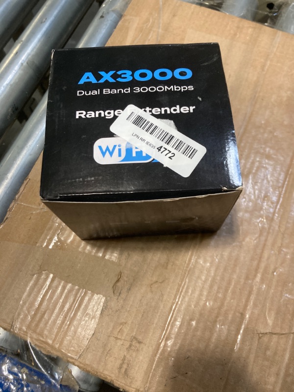 Photo 1 of 2024 Newest AX3000 WiFi 6 Range Extender, WiFi Extender Signal Booster with Gigabit Ethernet Port, Dual Band (2.4G&5.8G) WiFi Repeater Cover up to 13888sp.ft, Faster Speed and Wider Cover, Quick Setup
