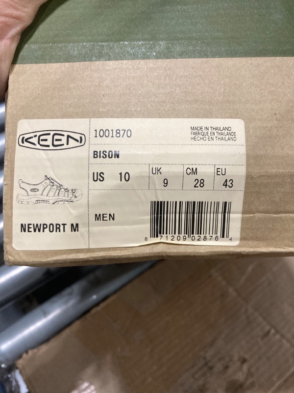 Photo 3 of *** USED AND DIRTY *** KEEN Men's Newport Closed Toe Leather Sandals, 10, Bison