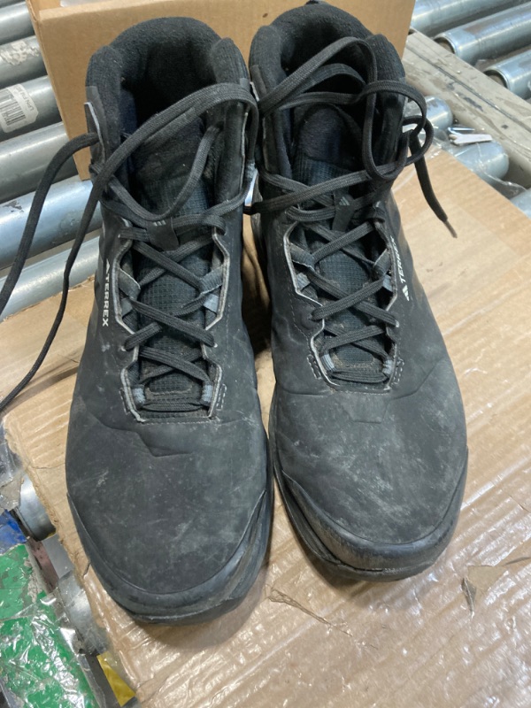 Photo 4 of  *** DIRTY AND USED *** adidas Men's Terrex Ax4 Mid Cold.rdy Sneaker, Black/Black/Grey, 11.5