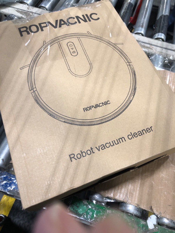 Photo 1 of ROPVACNIC Robot Vacuum Cleaner Robot Vacuum and Mop Combo with 4000Pa Suction, Personalized Cleaning Adjustments, Self-Charging Robotic Vacuum Cleaner, Advanced Obstacle Avoidance, Black