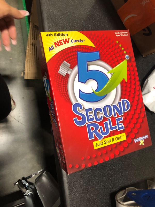 Photo 1 of 5 Second Rule Game - Simple Questions Card Game for Family Fun, Party, Kids, Travel, Game Night & Sleepovers - Think Fast and Shout Out Answers - For Ages 10+