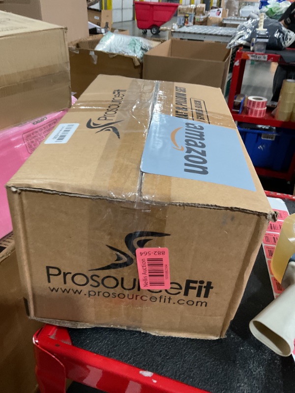 Photo 1 of ProsourceFit Acupressure Mat and Pillow Set for Back/Neck Pain Relief and Muscle Relaxation, Black/Black