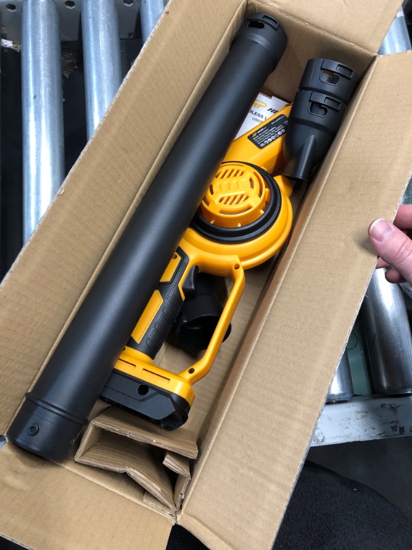 Photo 2 of (READ FULL POST) HEINPRO Mini Cordless Leaf Blower Up to 200MPH Compatible with Dewalt 20V Max Battery(No Battery) Electric Leaf Blower Cordless 3 Speeds Mode Battery Powered Leaf Blowers for Workbench, Patio