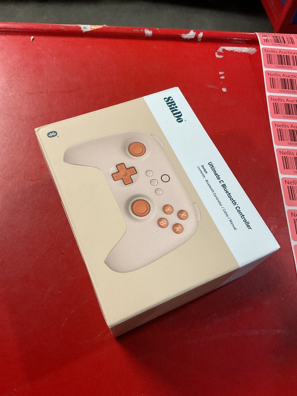 Photo 1 of 8Bitdo Ultimate C Bluetooth Controller for Switch with 6-axis Motion Control and Rumble Vibration (Orange)