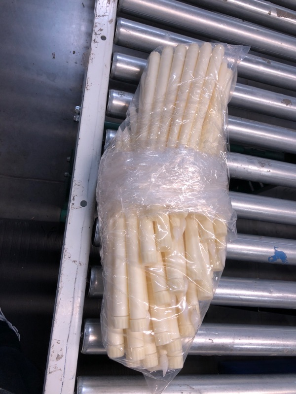 Photo 1 of *MISSING REMOTE* GenSwin Flameless Ivory Taper Candles Flickering with 10-Key Remote, Battery Operated Led Warm 3D Wick Light Window Candles Real Wax Pa