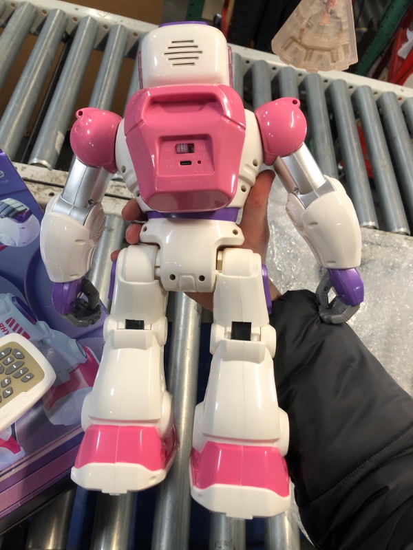 Photo 3 of (READ FULL POST) Ruko 1088 Smart Robot Toys for Kids, Large STEM Programmable Interactive RC Robot with Voice Control, App Control, Gifts for Boys & Girls Age 4 5 6 7 8 9, Pink