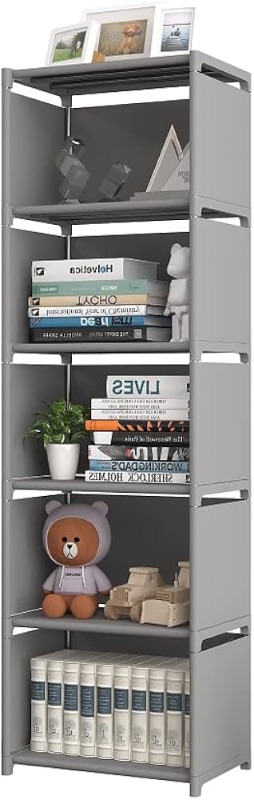 Photo 1 of (READ FULL POST) Rerii 5 Cube Storage Organizer - DIY Bookshelf Bookcase & Closet Organizer for Bedroom, Living Room, Office - Space-Saving & Easy Assembly