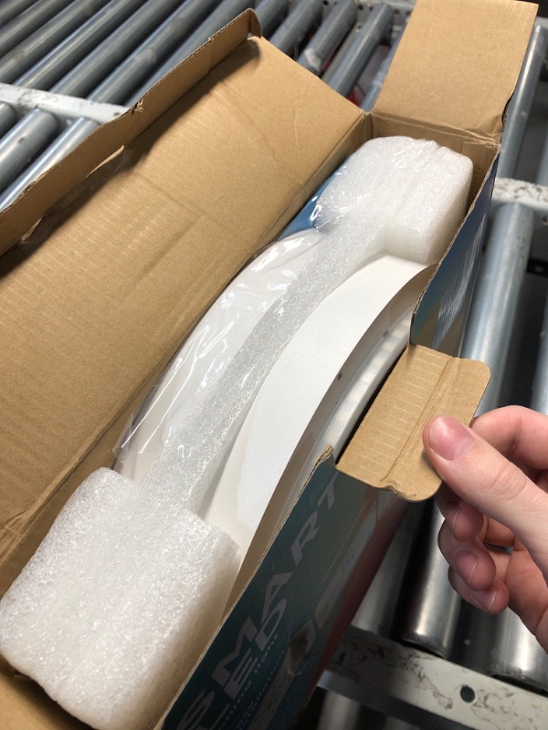 Photo 1 of ***USED - LIKELY MISSING PARTS - UNABLE TO VERIFY FUNCTIONALITY***
TALOYA Compatible with Alexa Flush Mount Ceiling Light, 12 inch RGB Ambient Light, Day Light 3000K~6500K Adjustable by App, equivs to 200W Traditional lamp for Living Room, Bedroom, 2-Pack