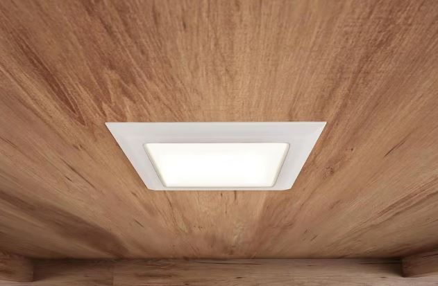 Photo 1 of (READ FULL POST) Halo 10P Recessed Ceiling Light Square Trim with Glass Albalite Lens, White, 9-1/2) 