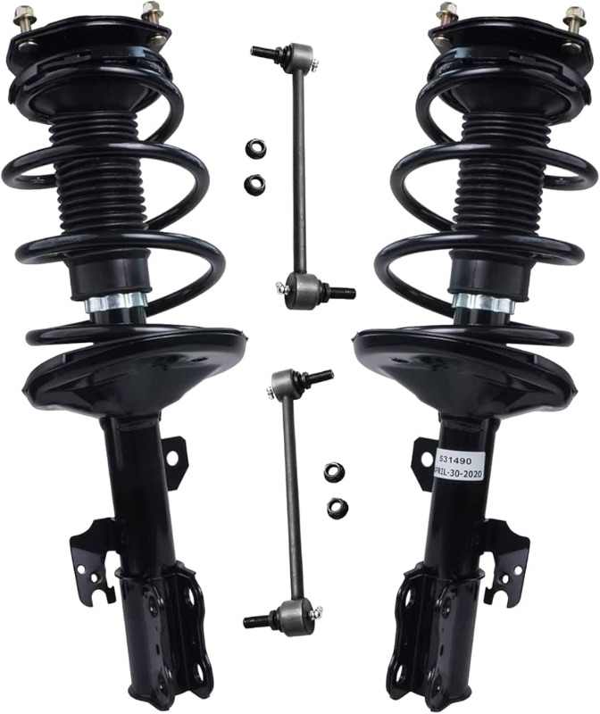 Photo 1 of ***STOCK PHOTO FOR REFERENCE ONLY - ACTUAL ITEM MAY DIFFER - SEE COMMENTS***
Front Struts Sway Bars Black with Springs