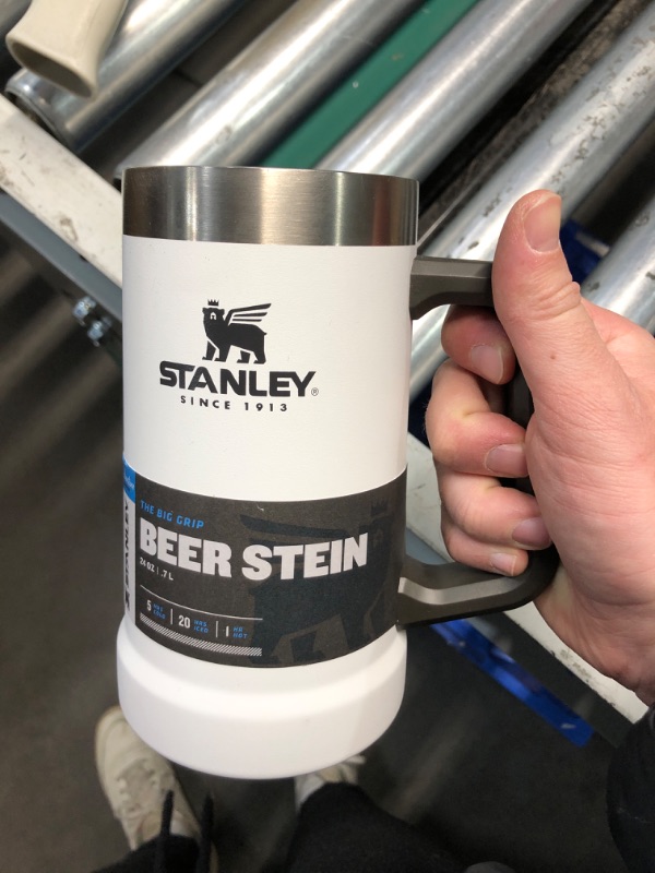 Photo 4 of (READ FULL POST) STANLEY Adventure Big Grip Beer Stein | 24 OZ 24oz Polar